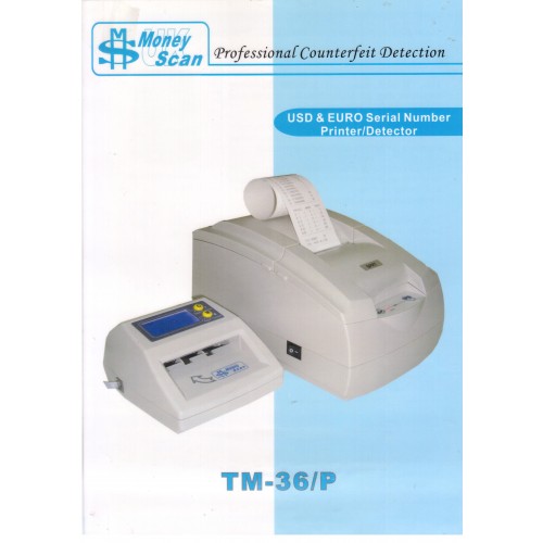 TM-36/P 可打印美鈔及歐元的鈔票號碼